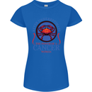 The Power of a Cancer Woman Star Sign Womens Petite Cut T-Shirt Royal Blue