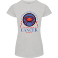 The Power of a Cancer Woman Star Sign Womens Petite Cut T-Shirt Sports Grey