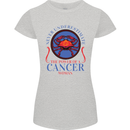 The Power of a Cancer Woman Star Sign Womens Petite Cut T-Shirt Sports Grey
