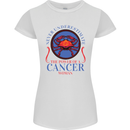 The Power of a Cancer Woman Star Sign Womens Petite Cut T-Shirt White