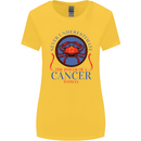 The Power of a Cancer Woman Star Sign Womens Wider Cut T-Shirt Yellow