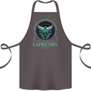 The Power of a Capricorn Woman Star Sign Cotton Apron 100% Organic Dark Grey