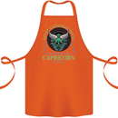 The Power of a Capricorn Woman Star Sign Cotton Apron 100% Organic Orange