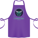 The Power of a Capricorn Woman Star Sign Cotton Apron 100% Organic Purple
