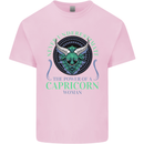 The Power of a Capricorn Woman Star Sign Kids T-Shirt Childrens Light Pink