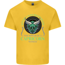 The Power of a Capricorn Woman Star Sign Kids T-Shirt Childrens Yellow