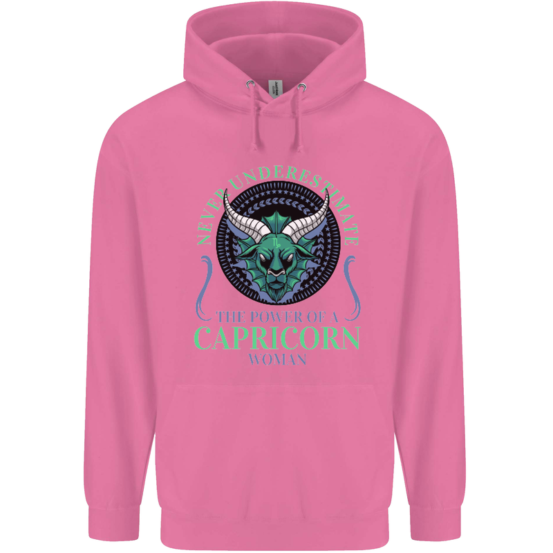 The Power of a Capricorn Woman Star Sign Mens 80% Cotton Hoodie Azelea