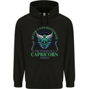 The Power of a Capricorn Woman Star Sign Mens 80% Cotton Hoodie Black