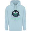 The Power of a Capricorn Woman Star Sign Mens 80% Cotton Hoodie Light Blue
