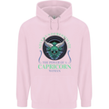 The Power of a Capricorn Woman Star Sign Mens 80% Cotton Hoodie Light Pink