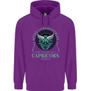 The Power of a Capricorn Woman Star Sign Mens 80% Cotton Hoodie Purple