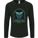 The Power of a Capricorn Woman Star Sign Mens Long Sleeve T-Shirt Black