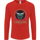 The Power of a Capricorn Woman Star Sign Mens Long Sleeve T-Shirt Red