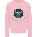 The Power of a Capricorn Woman Star Sign Mens Sweatshirt Jumper Light Pink