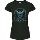 The Power of a Capricorn Woman Star Sign Womens Petite Cut T-Shirt Black