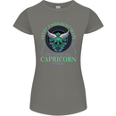 The Power of a Capricorn Woman Star Sign Womens Petite Cut T-Shirt Charcoal