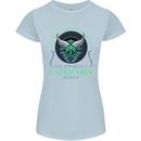 The Power of a Capricorn Woman Star Sign Womens Petite Cut T-Shirt Light Blue