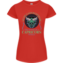 The Power of a Capricorn Woman Star Sign Womens Petite Cut T-Shirt Red