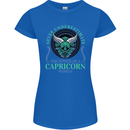 The Power of a Capricorn Woman Star Sign Womens Petite Cut T-Shirt Royal Blue