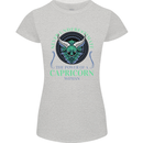 The Power of a Capricorn Woman Star Sign Womens Petite Cut T-Shirt Sports Grey
