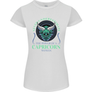 The Power of a Capricorn Woman Star Sign Womens Petite Cut T-Shirt White