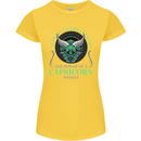 The Power of a Capricorn Woman Star Sign Womens Petite Cut T-Shirt Yellow