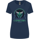 The Power of a Capricorn Woman Star Sign Womens Wider Cut T-Shirt Navy Blue