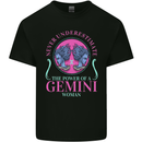 The Power of a Gemini Woman Star Sign Kids T-Shirt Childrens Black