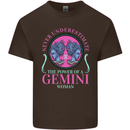 The Power of a Gemini Woman Star Sign Kids T-Shirt Childrens Chocolate