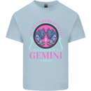 The Power of a Gemini Woman Star Sign Kids T-Shirt Childrens Light Blue