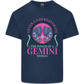 The Power of a Gemini Woman Star Sign Kids T-Shirt Childrens Navy Blue