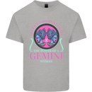 The Power of a Gemini Woman Star Sign Kids T-Shirt Childrens Sports Grey