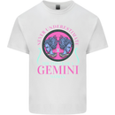 The Power of a Gemini Woman Star Sign Kids T-Shirt Childrens White