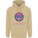 The Power of a Gemini Woman Star Sign Mens 80% Cotton Hoodie Sand