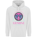 The Power of a Gemini Woman Star Sign Mens 80% Cotton Hoodie White