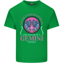 The Power of a Gemini Woman Star Sign Mens Cotton T-Shirt Tee Top Irish Green