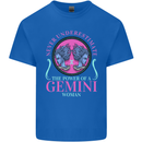 The Power of a Gemini Woman Star Sign Mens Cotton T-Shirt Tee Top Royal Blue