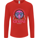 The Power of a Gemini Woman Star Sign Mens Long Sleeve T-Shirt Red