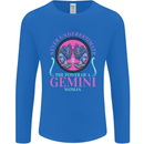 The Power of a Gemini Woman Star Sign Mens Long Sleeve T-Shirt Royal Blue