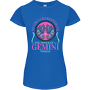 The Power of a Gemini Woman Star Sign Womens Petite Cut T-Shirt Royal Blue