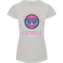 The Power of a Gemini Woman Star Sign Womens Petite Cut T-Shirt Sports Grey