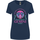The Power of a Gemini Woman Star Sign Womens Wider Cut T-Shirt Navy Blue