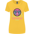 The Power of a Gemini Woman Star Sign Womens Wider Cut T-Shirt Yellow