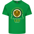 The Power of a Leo Woman Star Sign Kids T-Shirt Childrens Irish Green