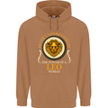The Power of a Leo Woman Star Sign Mens 80% Cotton Hoodie Caramel Latte