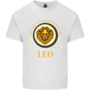 The Power of a Leo Woman Star Sign Mens Cotton T-Shirt Tee Top White