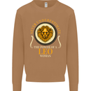 The Power of a Leo Woman Star Sign Mens Sweatshirt Jumper Caramel Latte
