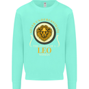 The Power of a Leo Woman Star Sign Mens Sweatshirt Jumper Peppermint