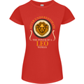 The Power of a Leo Woman Star Sign Womens Petite Cut T-Shirt Red