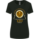 The Power of a Leo Woman Star Sign Womens Wider Cut T-Shirt Black